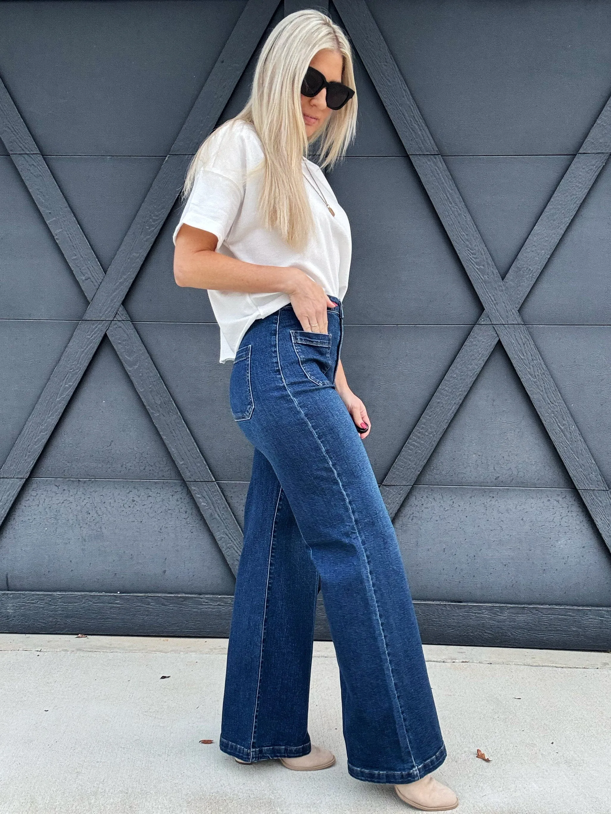 L.T.J Bianca Patch Pocket Jeans