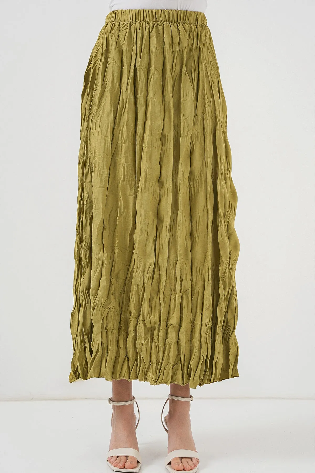 <tc>Jupe longue plissée femme 8042</tc>