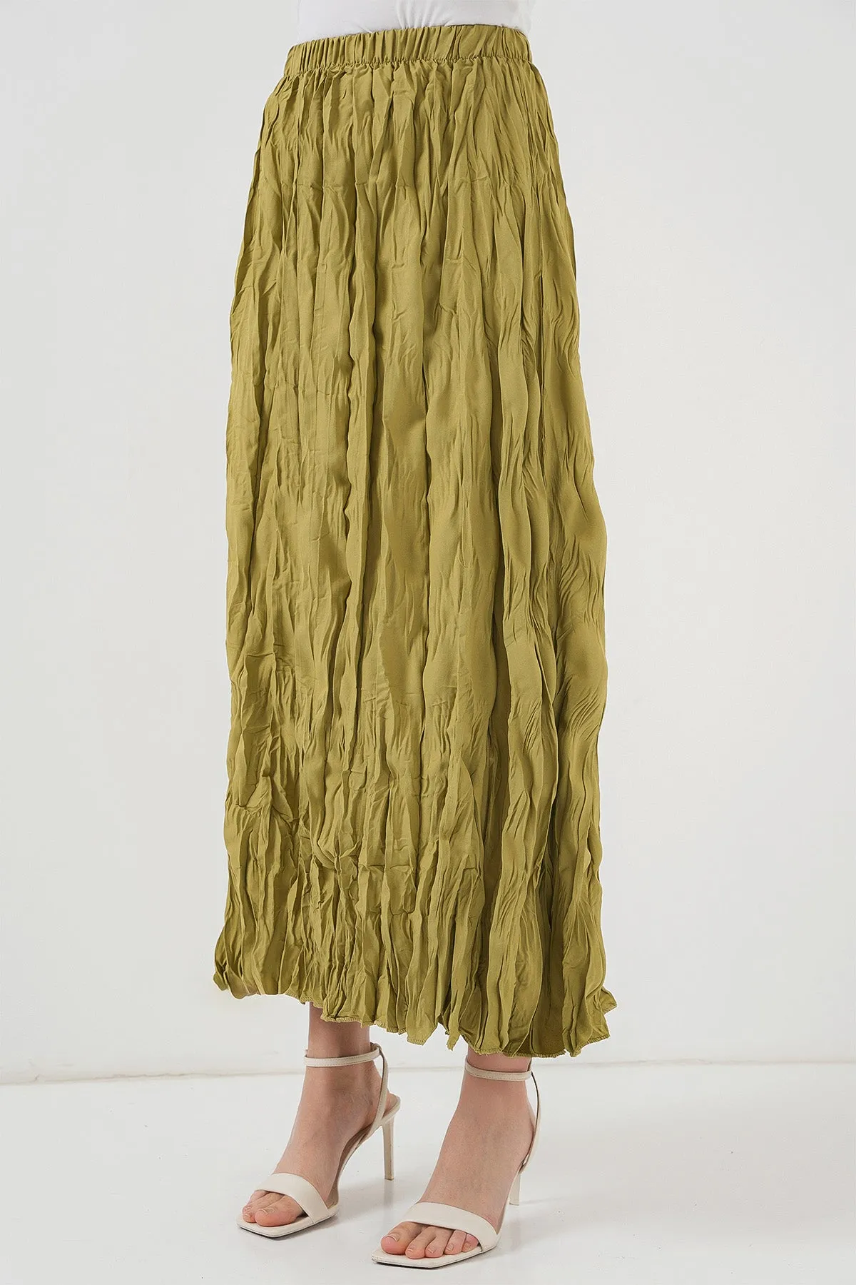 <tc>Jupe longue plissée femme 8042</tc>