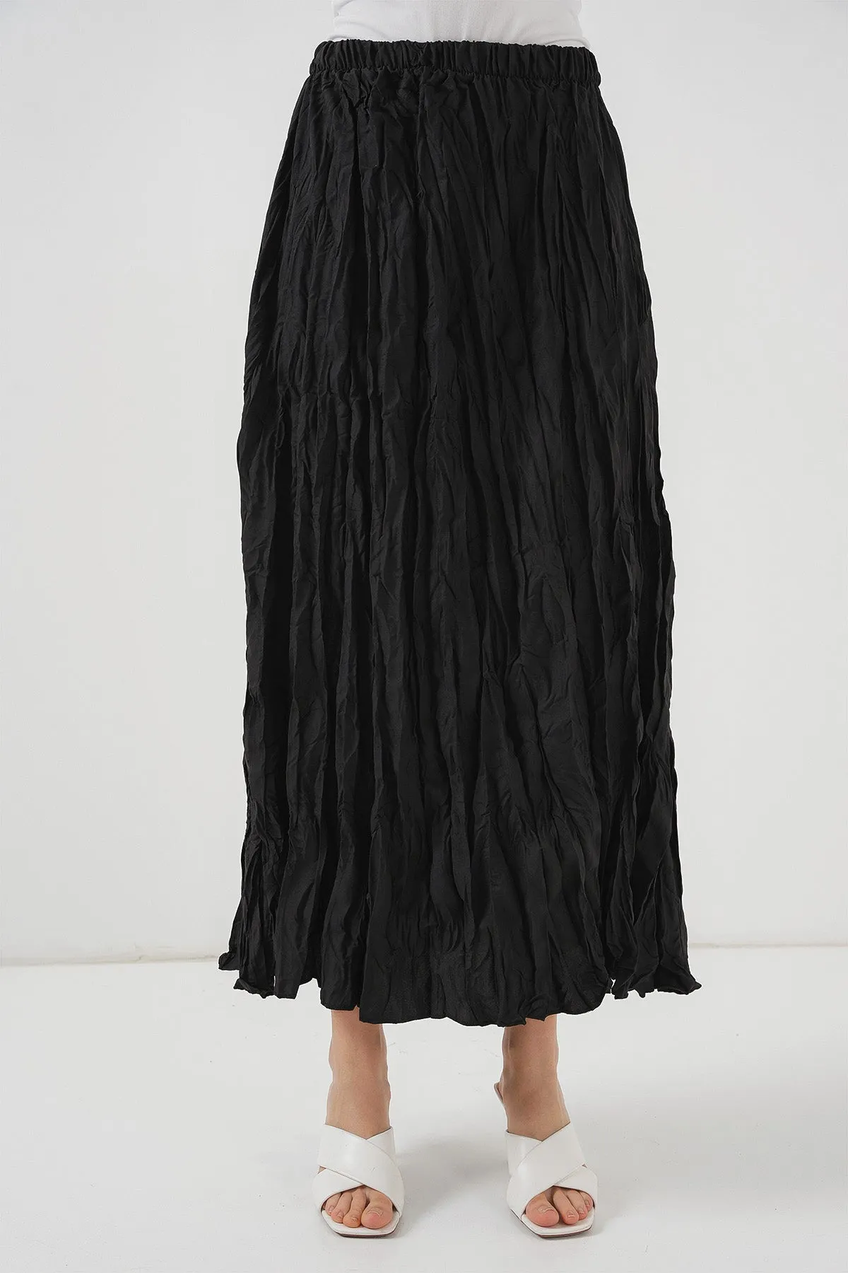 <tc>Jupe longue plissée femme 8042</tc>