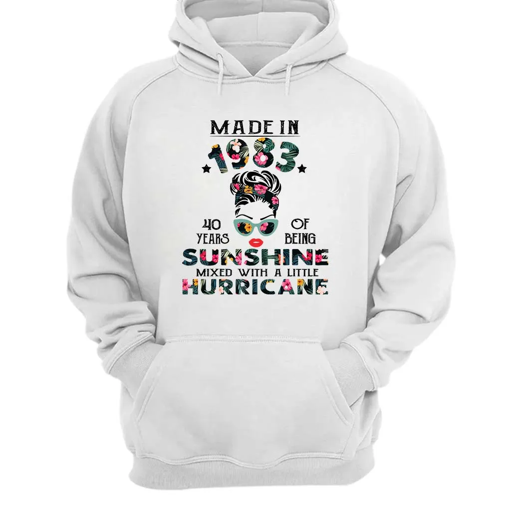 Made In 1983 40th Birthday T-shirt For Her