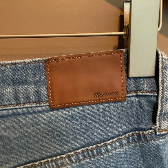 Madewell High Rise Slim Crop Boyjean Raw Hem 26