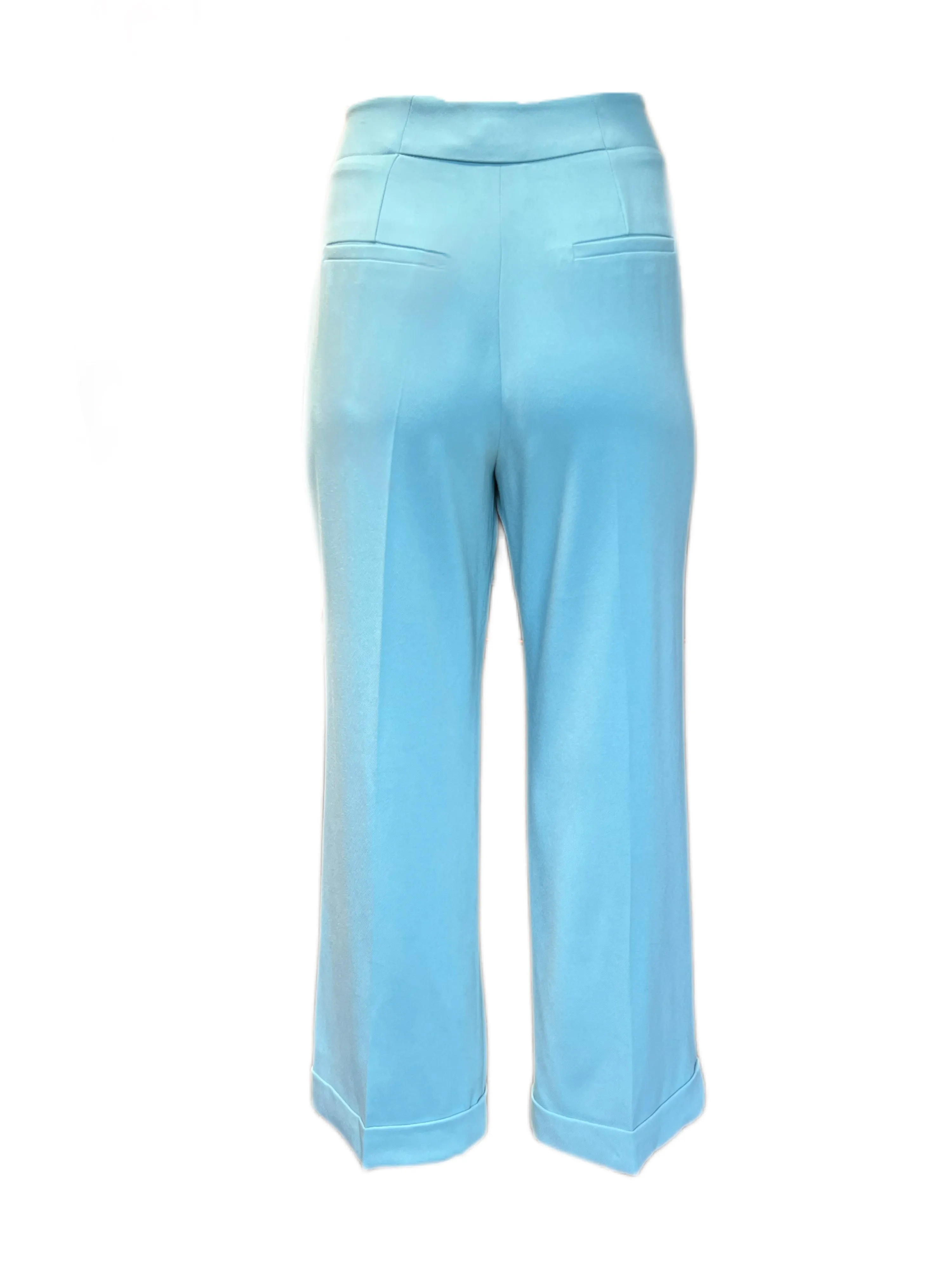 Marella By Max Mara Women's Blue Osiride Straight Pants Size 6 NWT