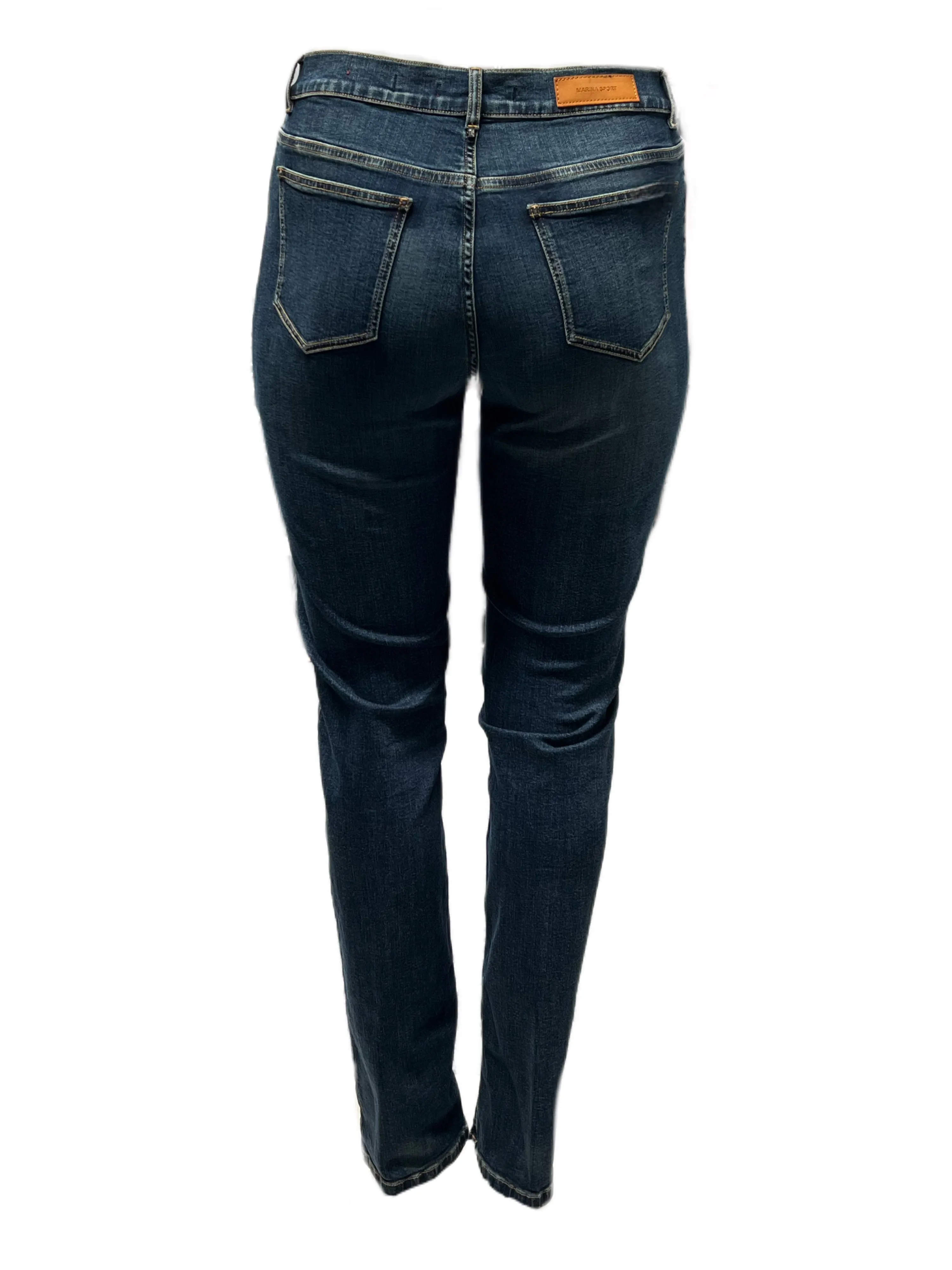 Marina Rinaldi Women's Blue Idillico Denim Pants NWT
