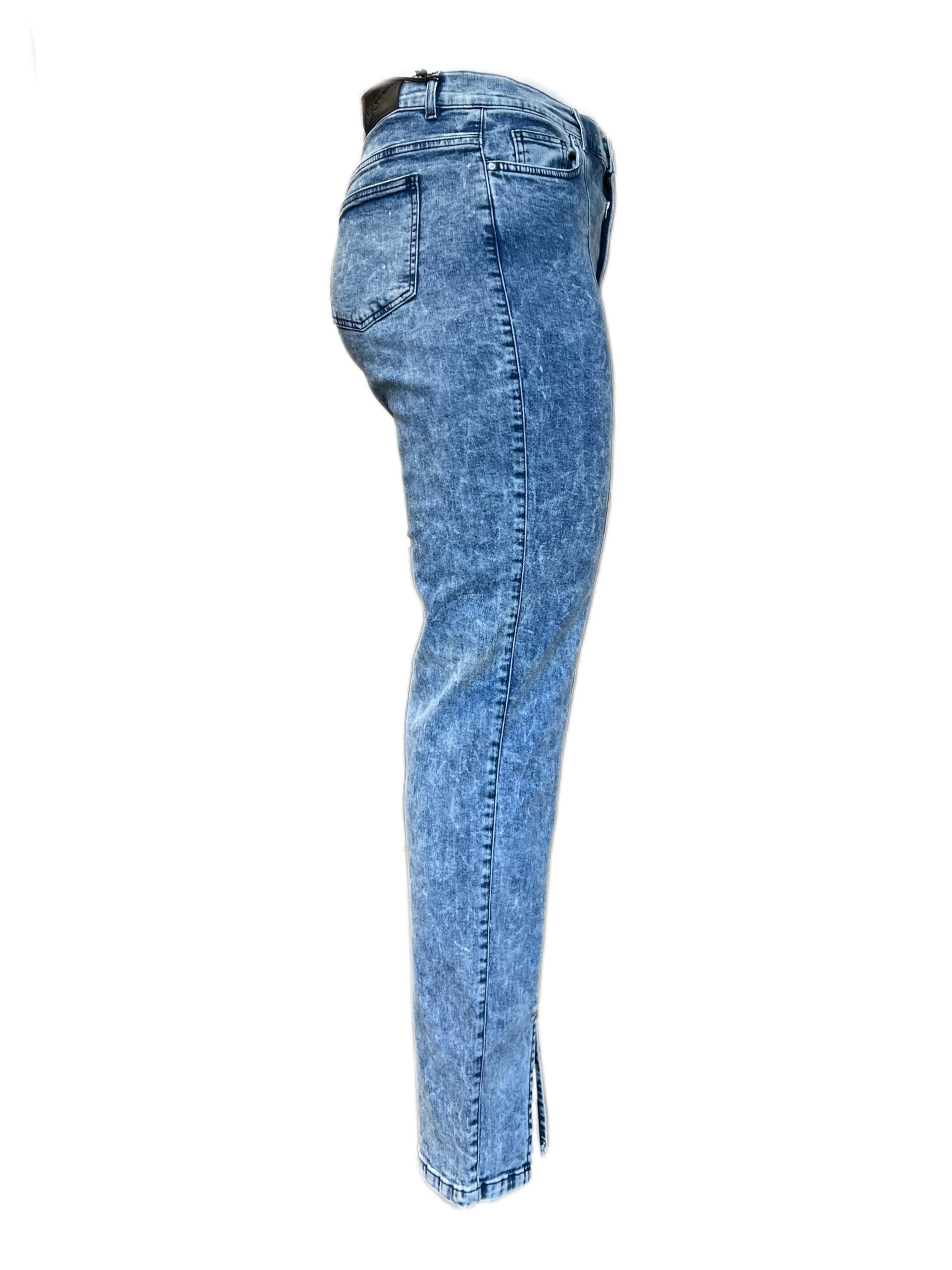 Marina Rinaldi Women's Blue Indo Slimm Pants NWT
