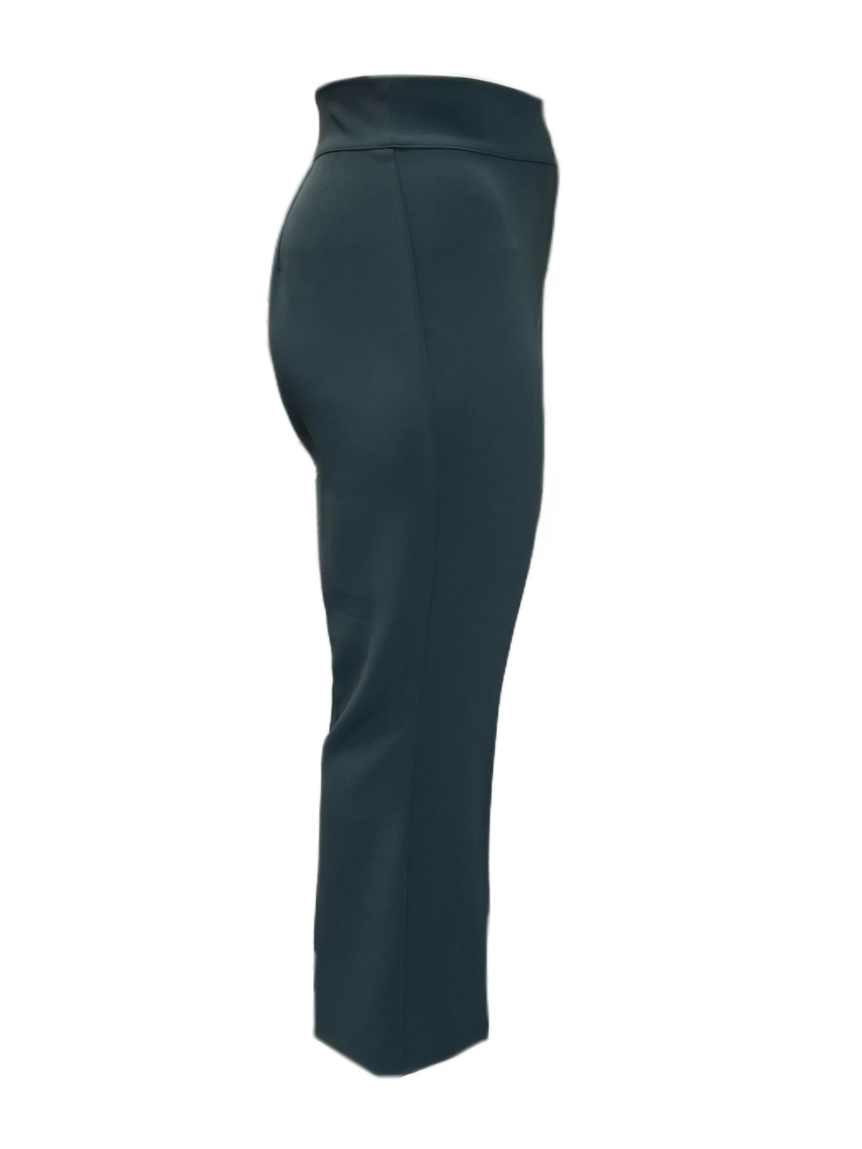 Marina Rinaldi Women's Green Riccioli Straight Pants NWT