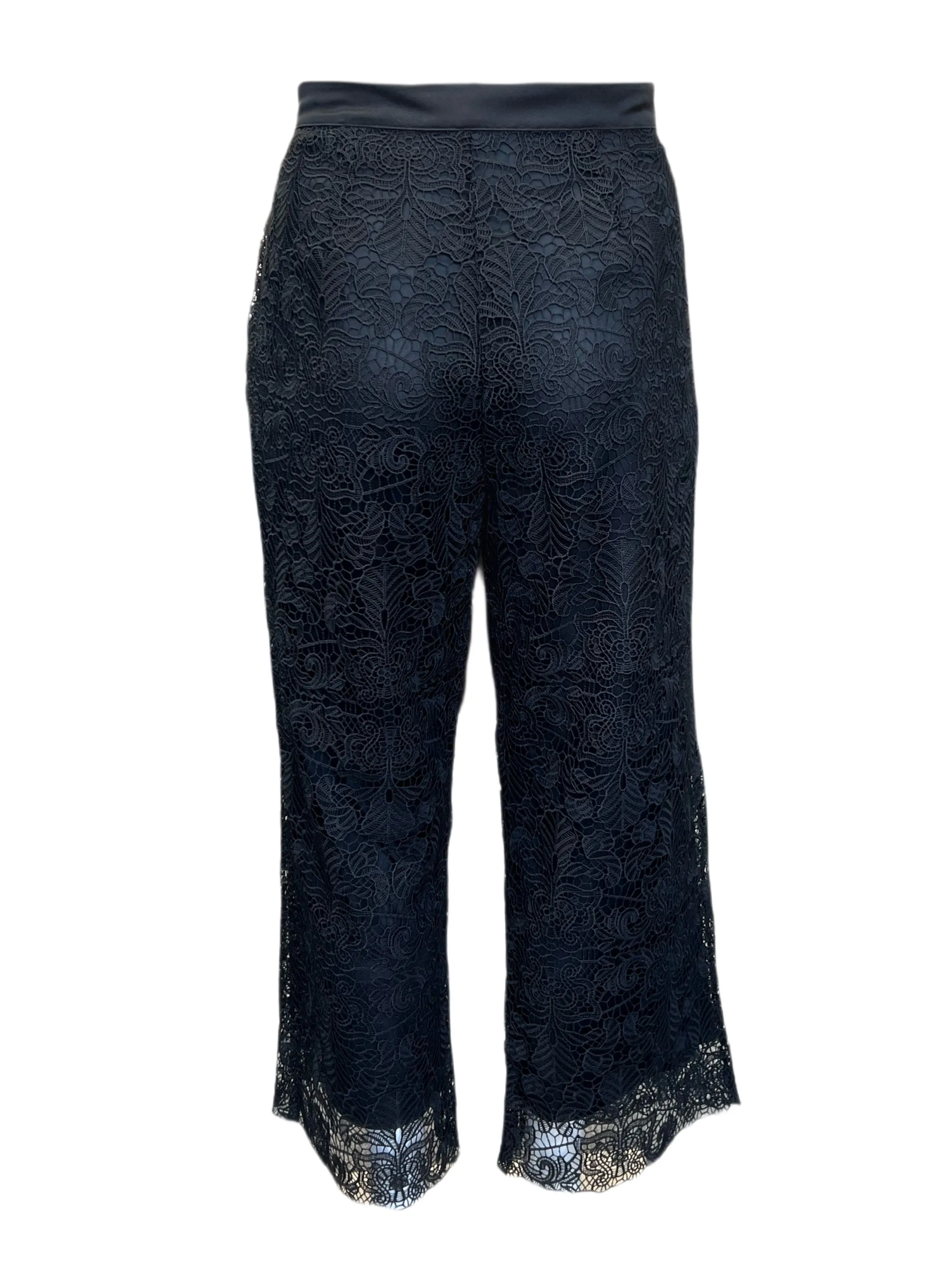 Marina Rinaldi Women's Navy Rock Straight Leg Pants NWT