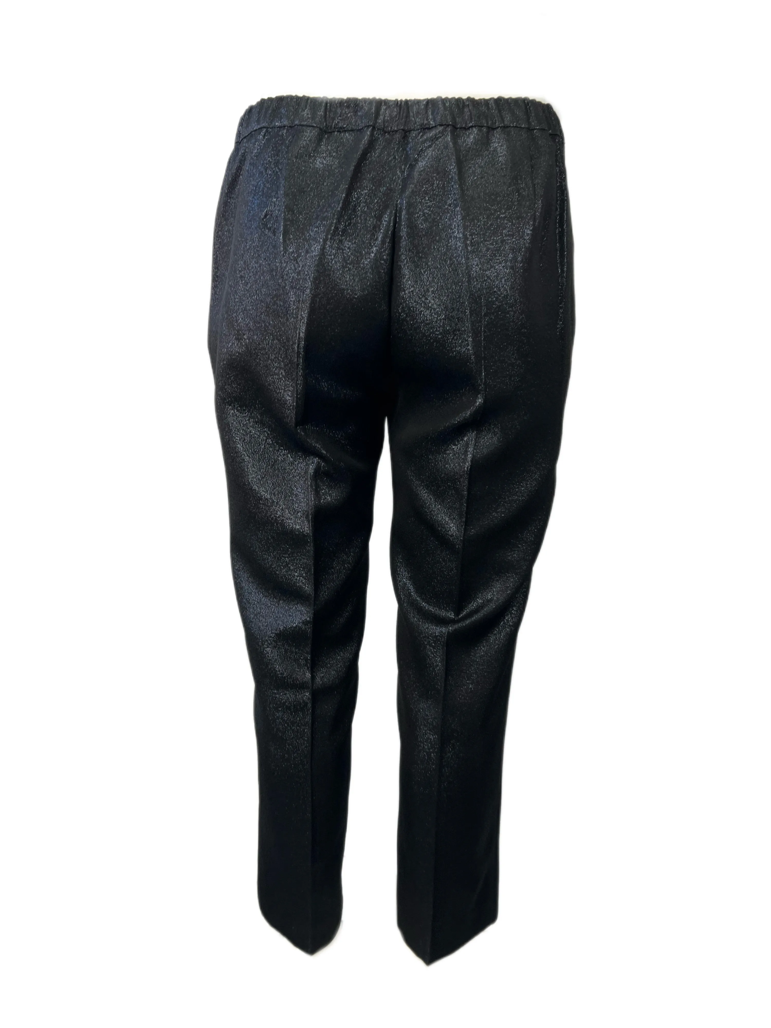Marina Rinaldi Women's Nero Rembrant Mid Rise Pants NWT