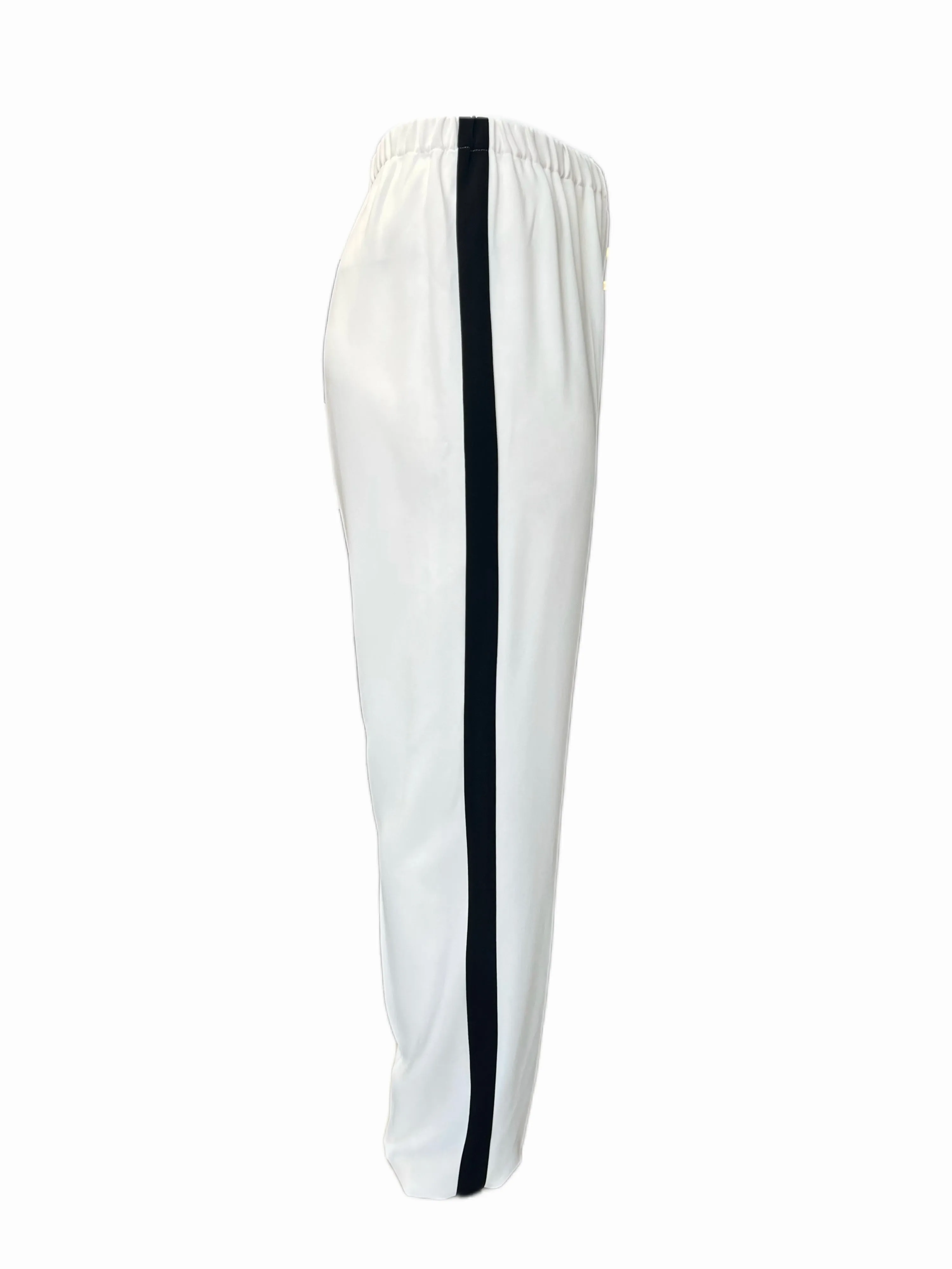 Marina Rinaldi Women's White Record High Rise Straight Pants Size 20W/29 NWT