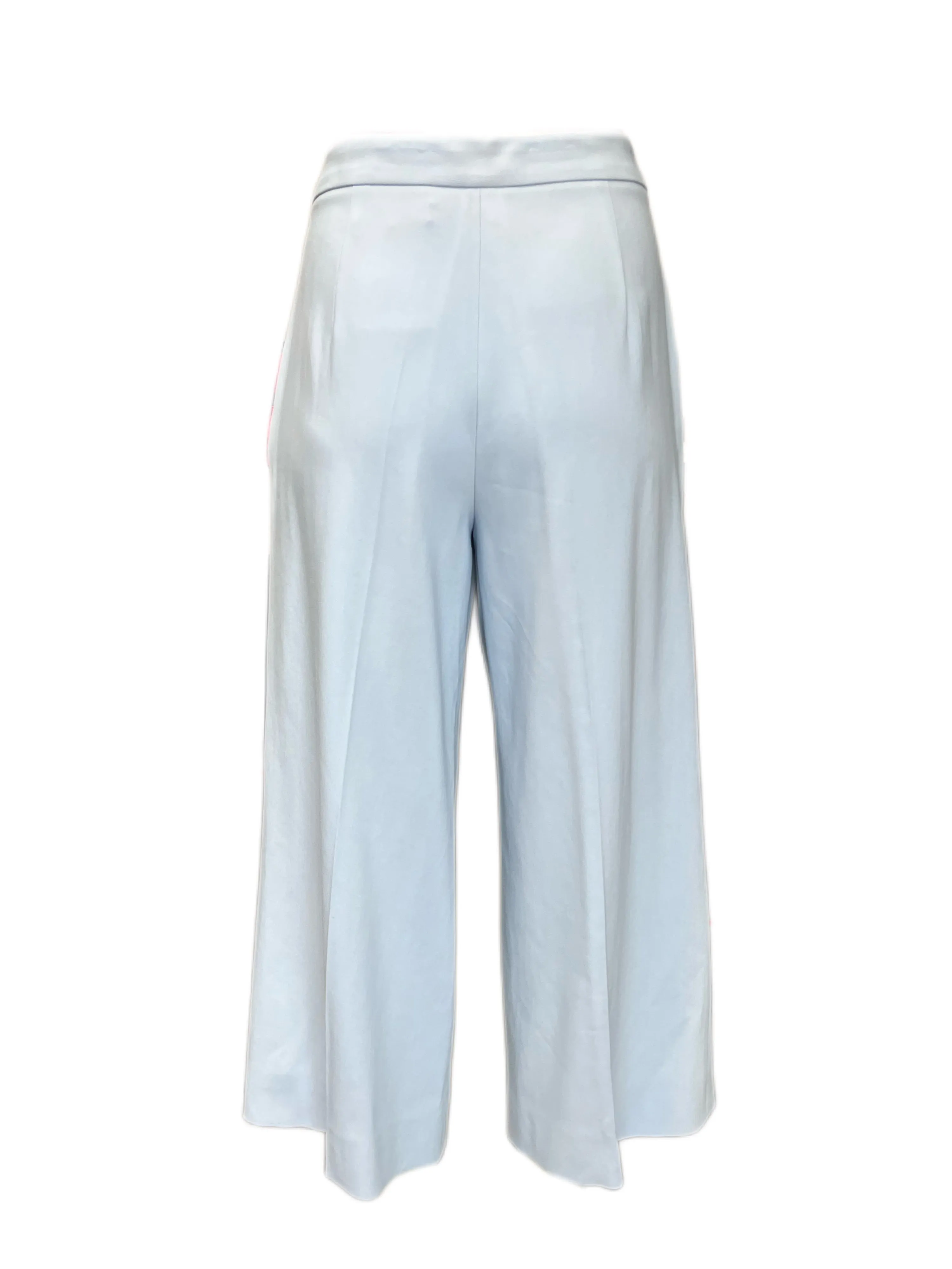 Max Mara Women's Azzurro Cielo Medea Straight Pants Size 8 NWT