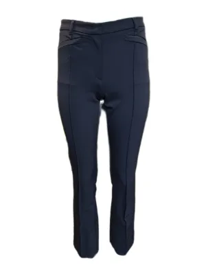 Max Mara Women's Black Ponte Straight Pants Size 8 NWT
