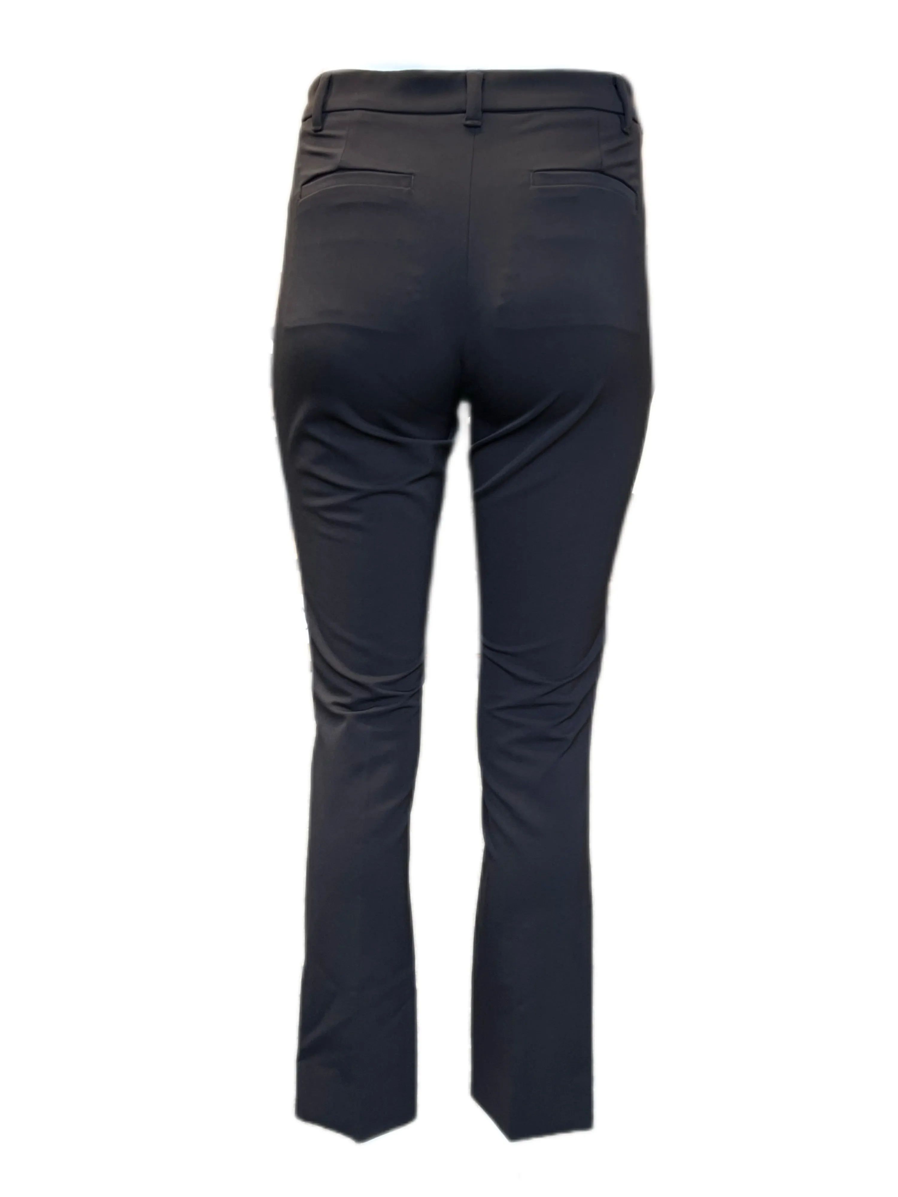 Max Mara Women's Black Ponte Straight Pants Size 8 NWT