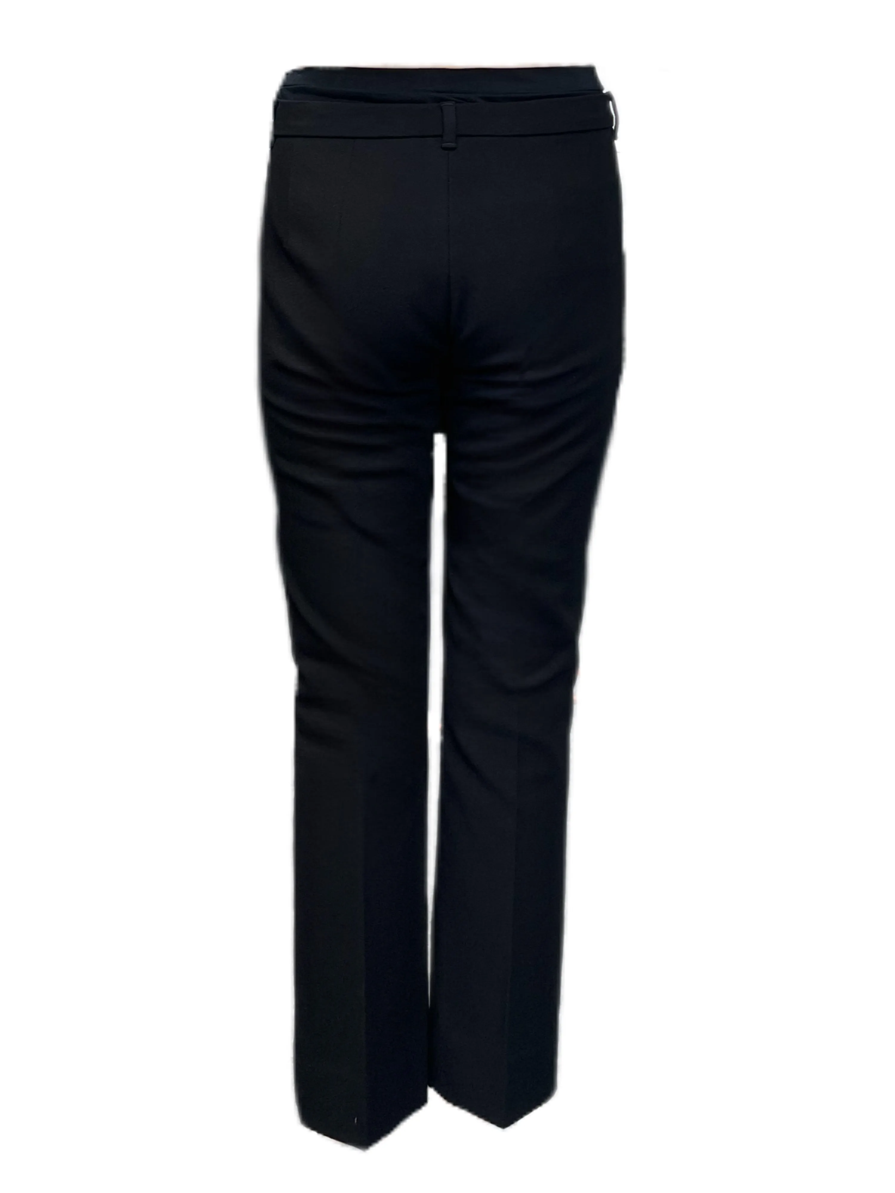 Max Mara Women's Nero Umanita Straight Pants Size 4 NWT