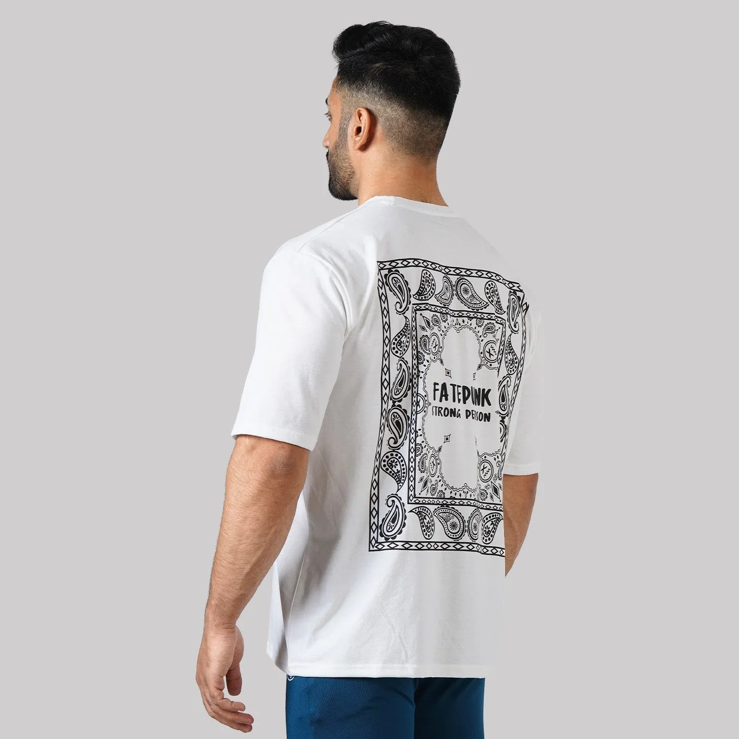 MaxRep White Oversized Shirt