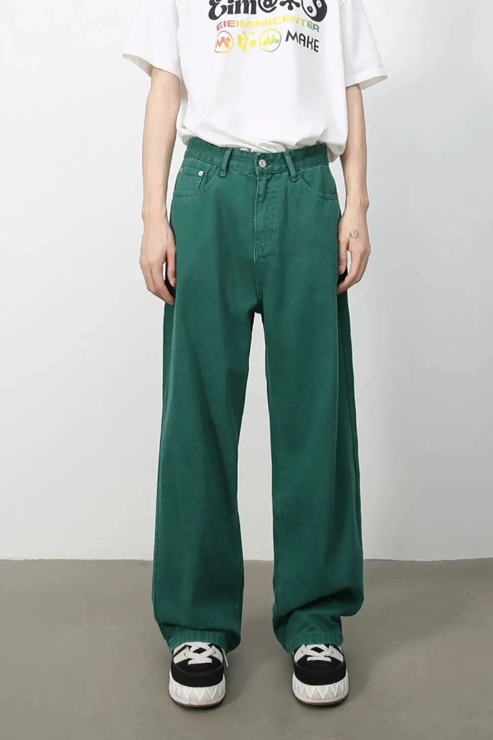 Men's Baggy Jeans with Pockets