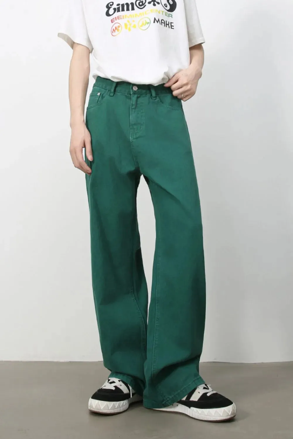 Men's Baggy Jeans with Pockets