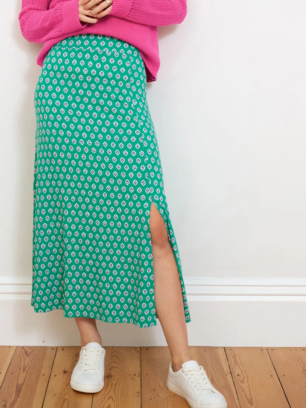Middlemarsh jersey skirt fleur