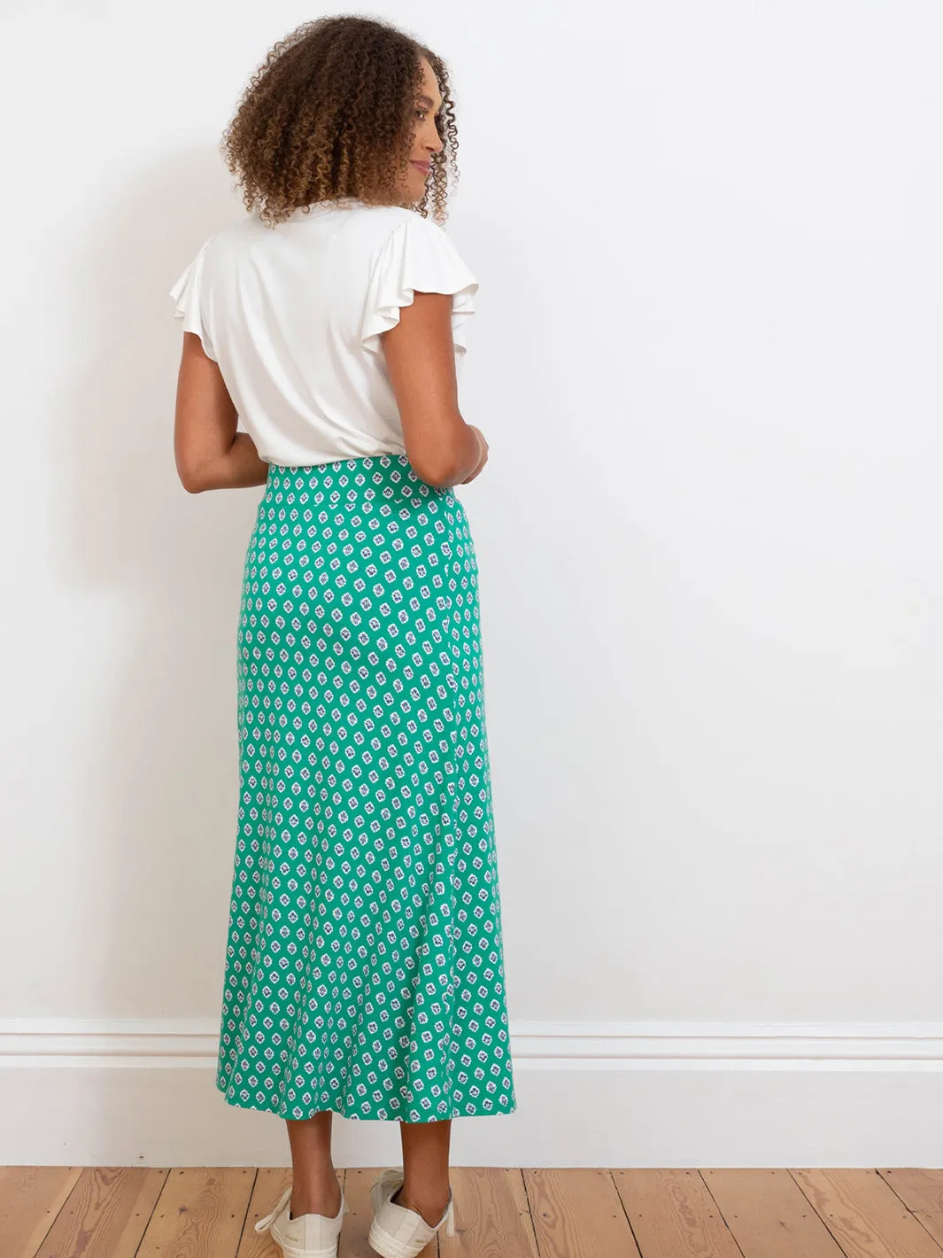 Middlemarsh jersey skirt fleur