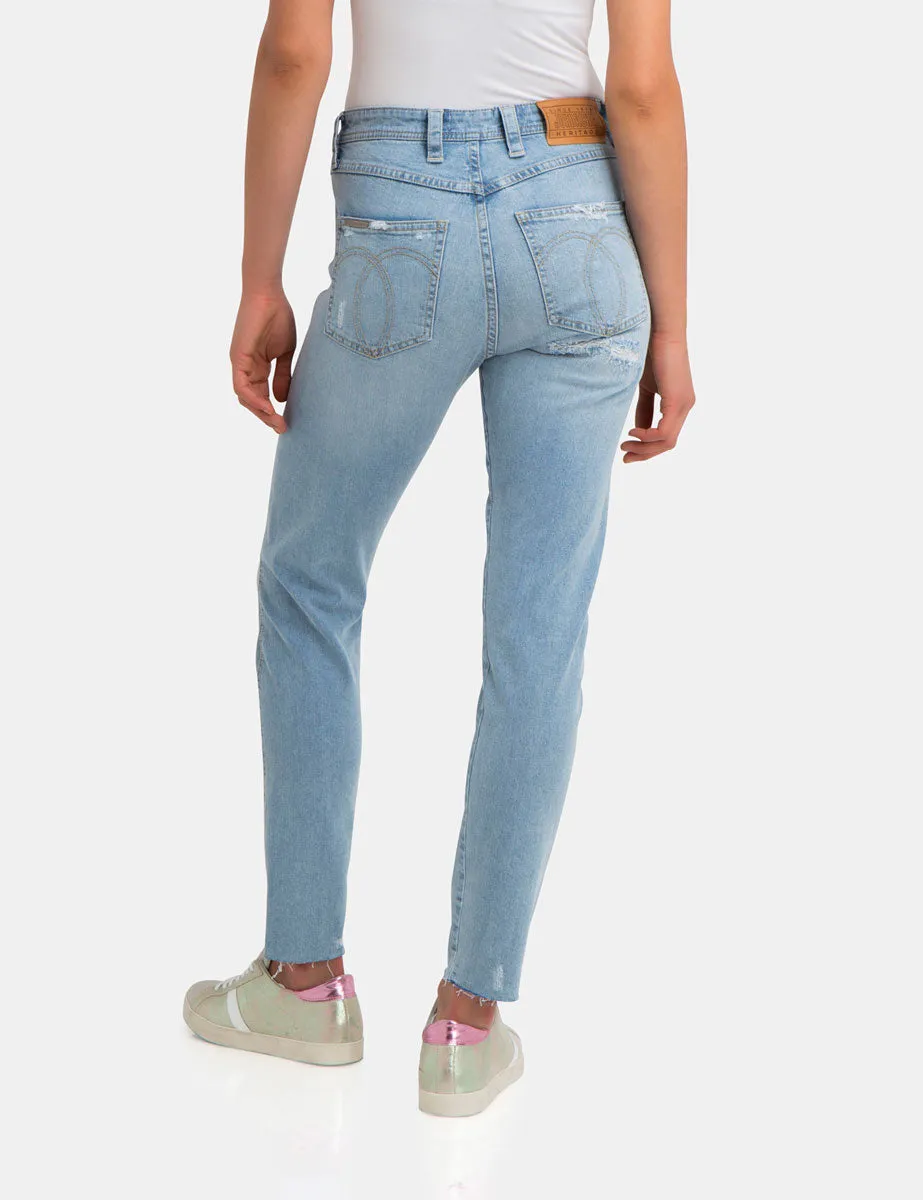 Molly Distressed Skinny Jean