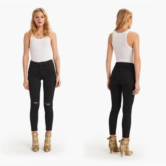 MOTHER Looker Ankle Fray Guilty as Sin Size 25