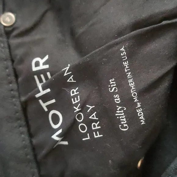 MOTHER Looker Ankle Fray Guilty as Sin Size 25