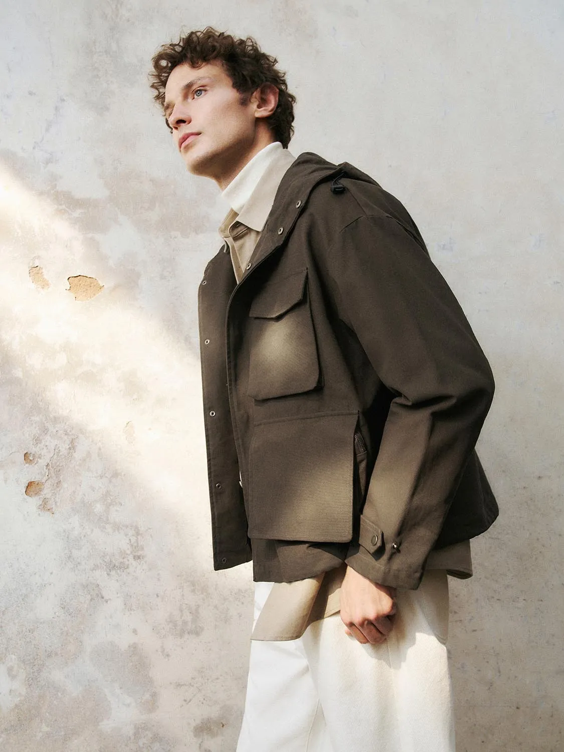Multi Pocket Oversized Jackets