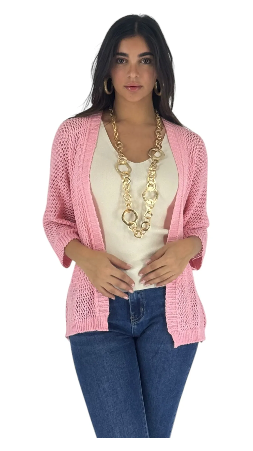 Muna pink cardigan