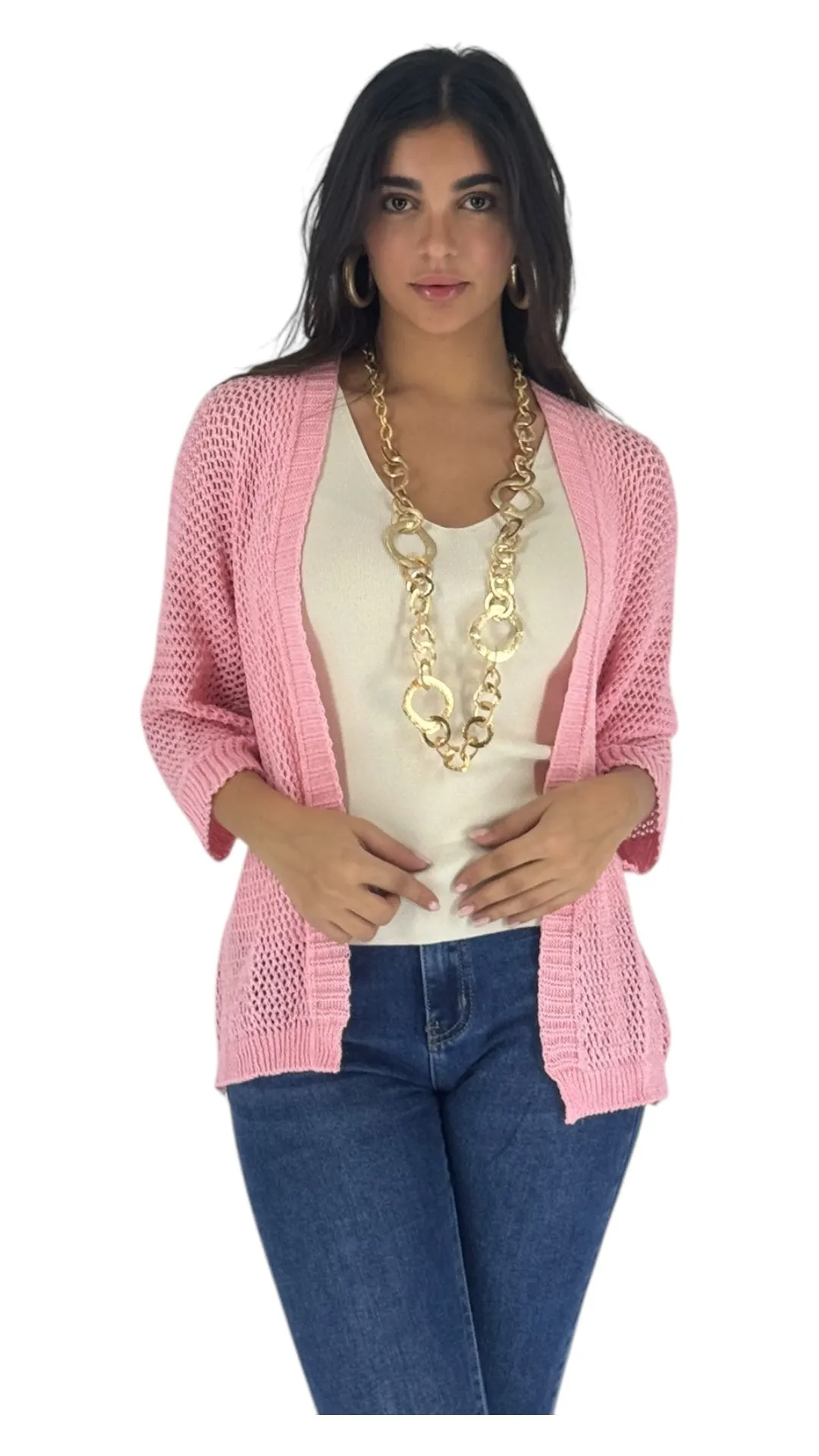 Muna pink cardigan