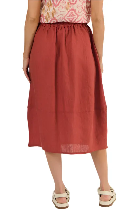NATURALS BALLOON SKIRT - CEDAR