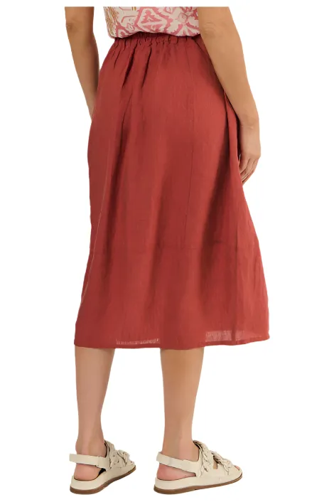 NATURALS BALLOON SKIRT - CEDAR