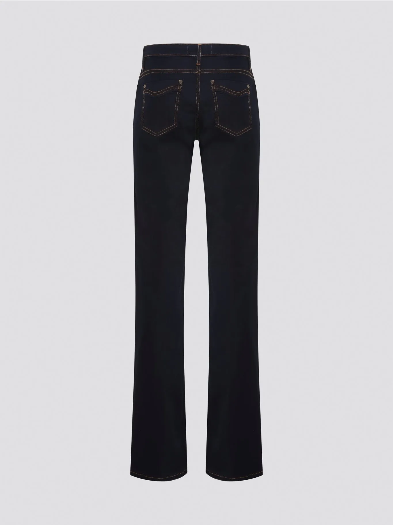 Navy Contrast Stitch Jeans