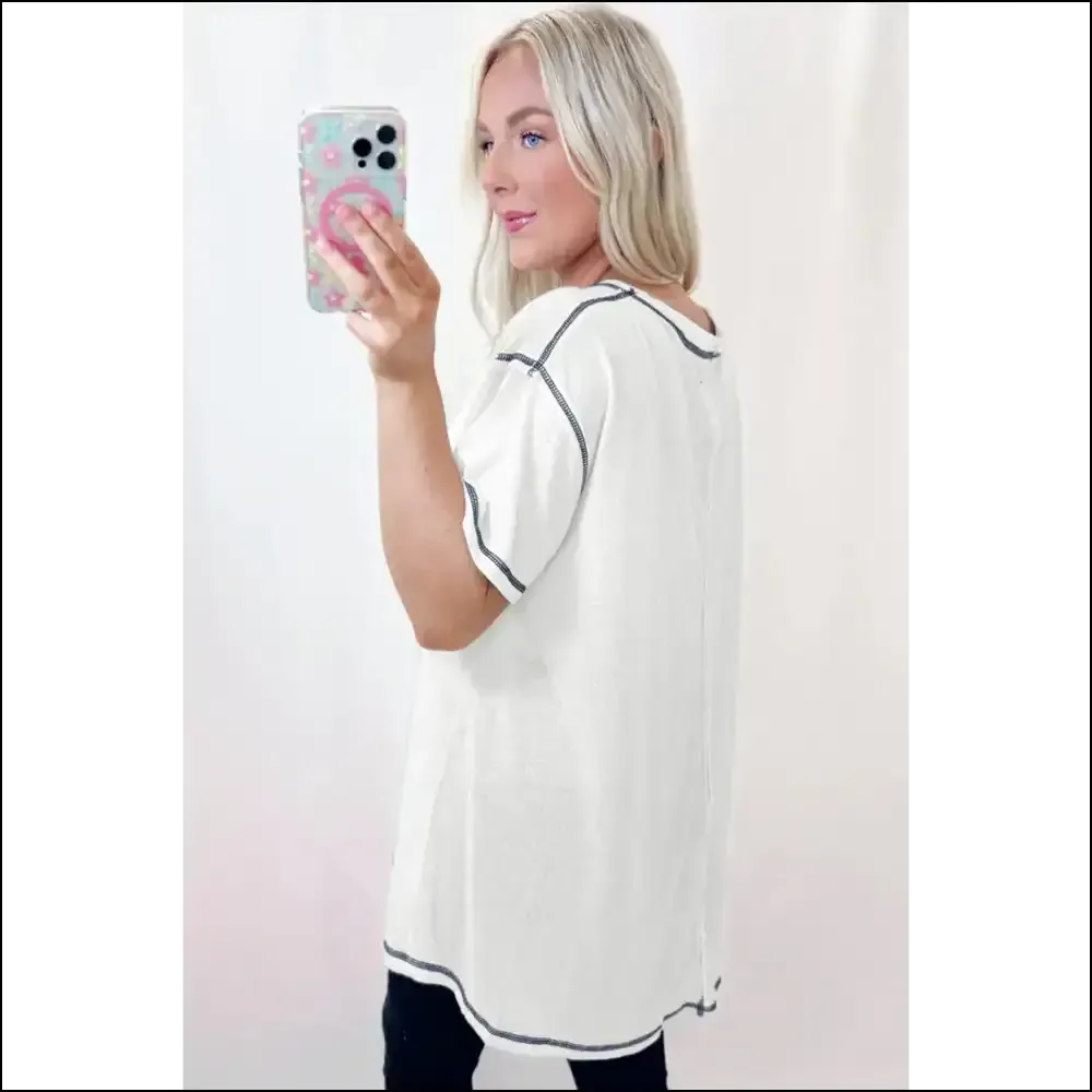 Needful Things: Chic White Tee - Effortlessly Fab  💁‍♀️