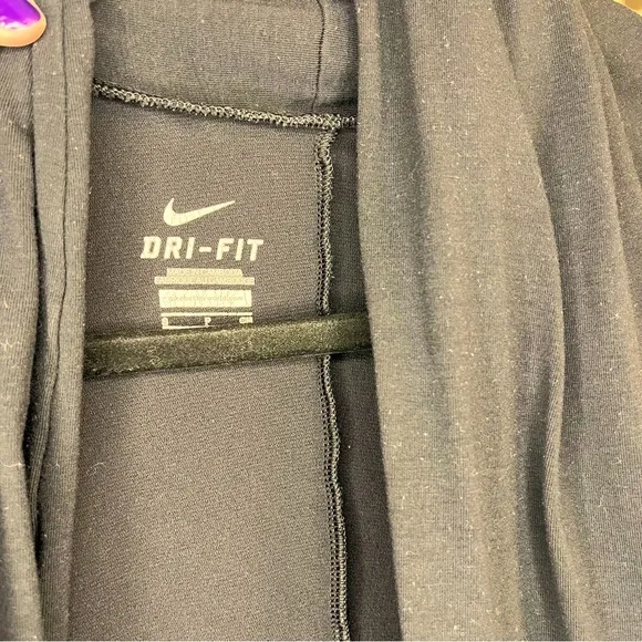 Nike Women’s Black Oversized Dri-Fit Yoga Cardigan, Athleisure, Workout,  Size S