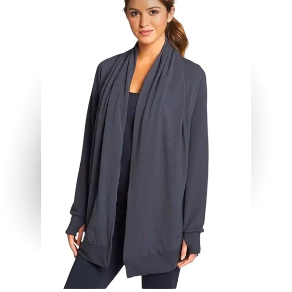 Nike Women’s Black Oversized Dri-Fit Yoga Cardigan, Athleisure, Workout,  Size S