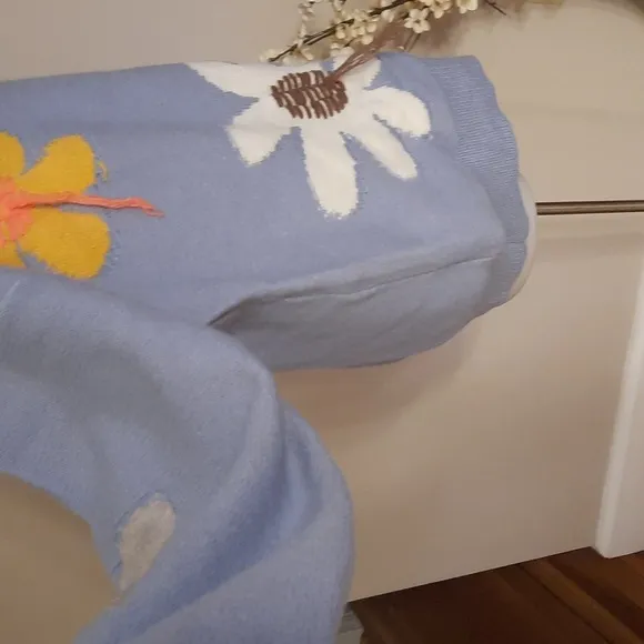 NWOT POL daisy oversized sweater