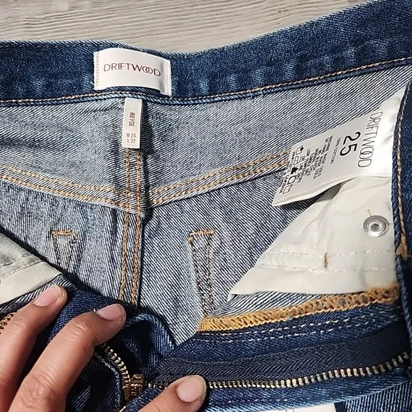 NWT Driftwood Royce Straight Crop Jeans in Kaleidoscope Embroidery | 25