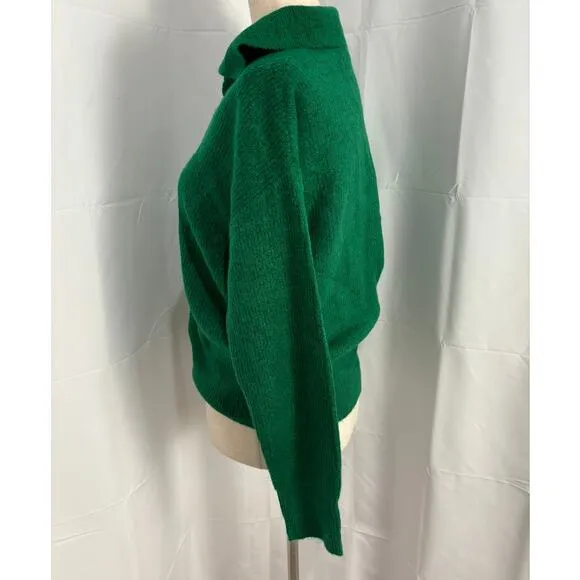 NWT Michael Stars Stevie Collar V-Neck Pullover - XSP