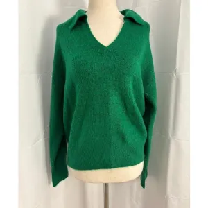 NWT Michael Stars Stevie Collar V-Neck Pullover - XSP