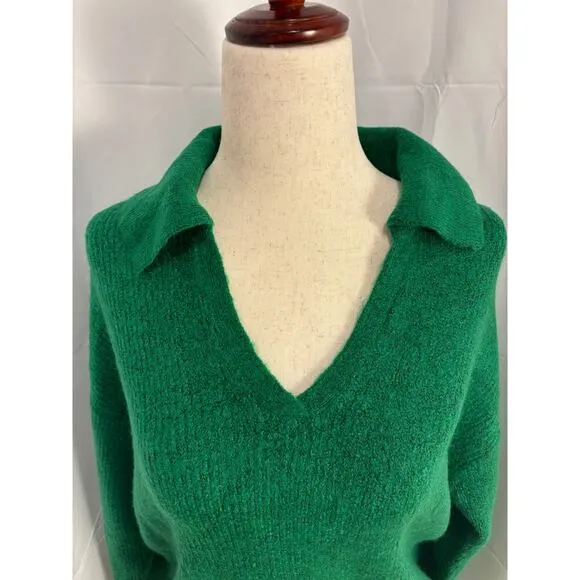 NWT Michael Stars Stevie Collar V-Neck Pullover - XSP