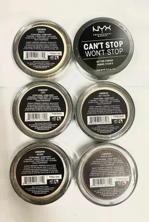 NYX Professional Makeup Can't Stop Won't Stop Assorted Setting Powder