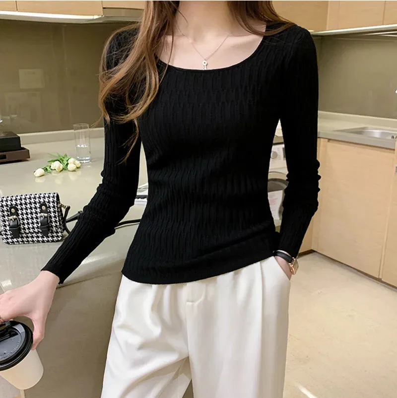 O-Neck Slim Sweater