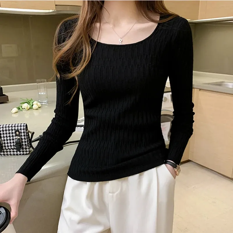 O-Neck Slim Sweater