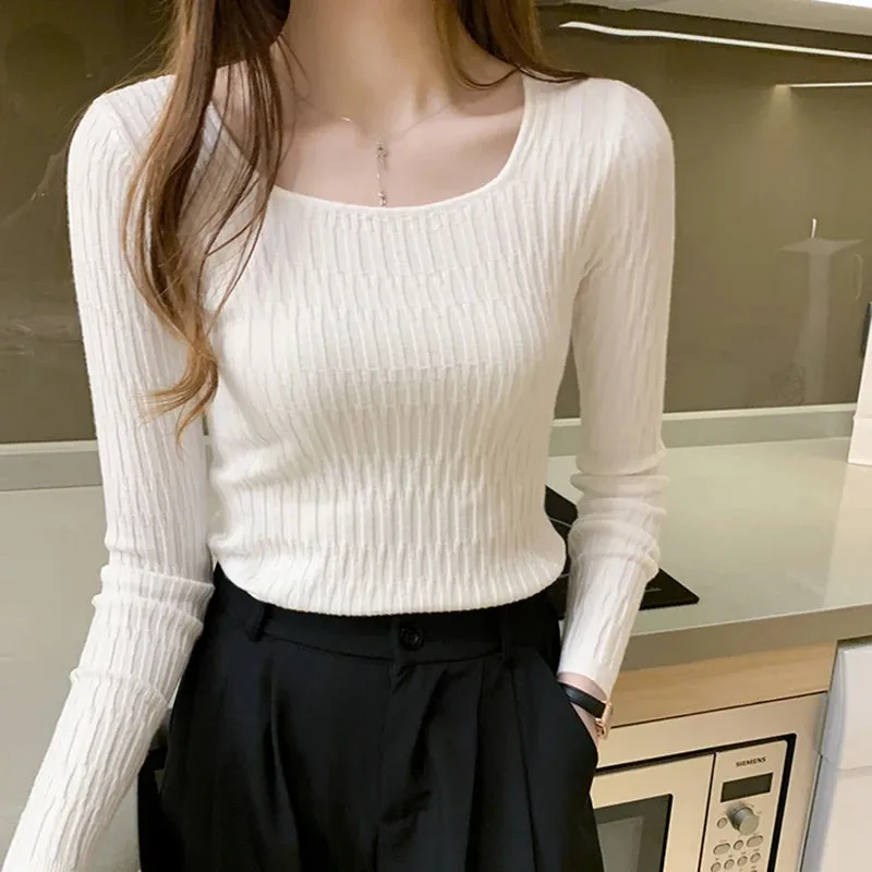 O-Neck Slim Sweater