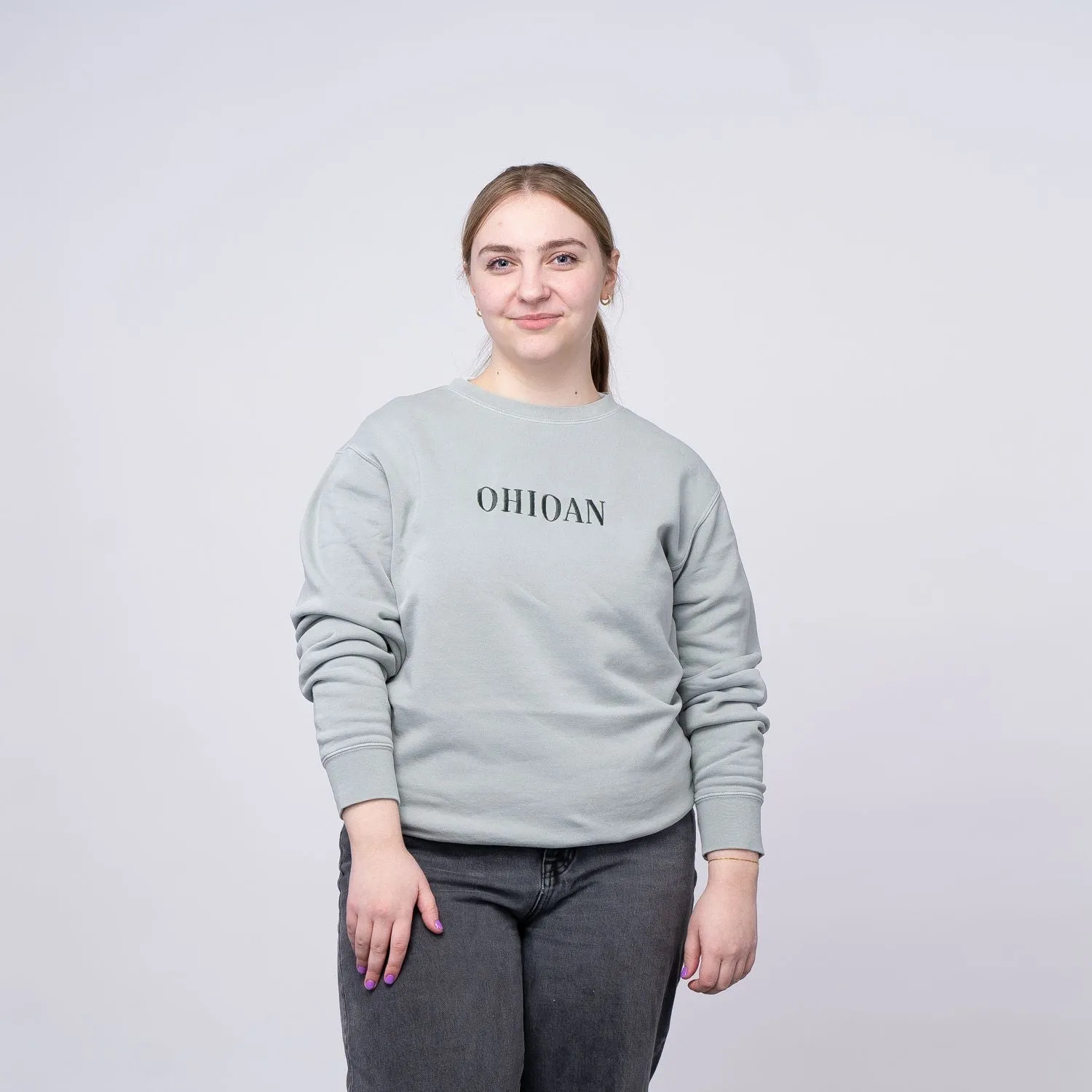 Ohioan Limited Edition Embroidered Sage Sweatshirt (Discontinued)