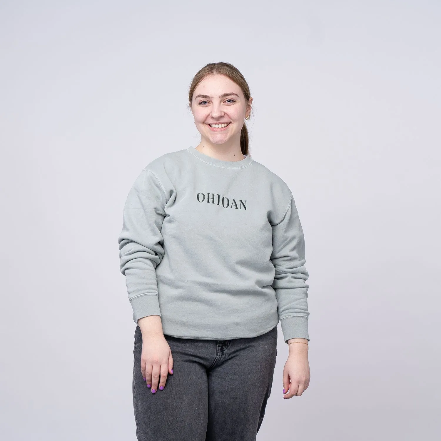 Ohioan Limited Edition Embroidered Sage Sweatshirt (Discontinued)