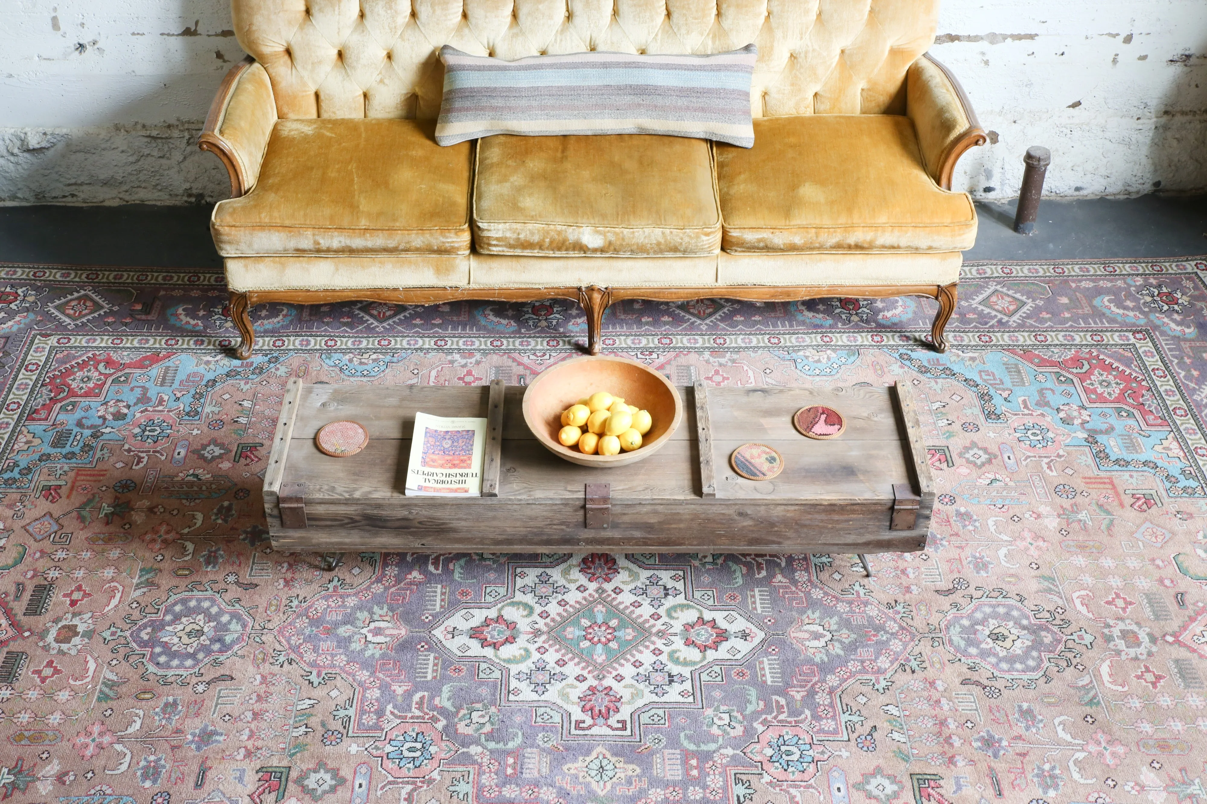 Old Persian Rug 10ftx12ft