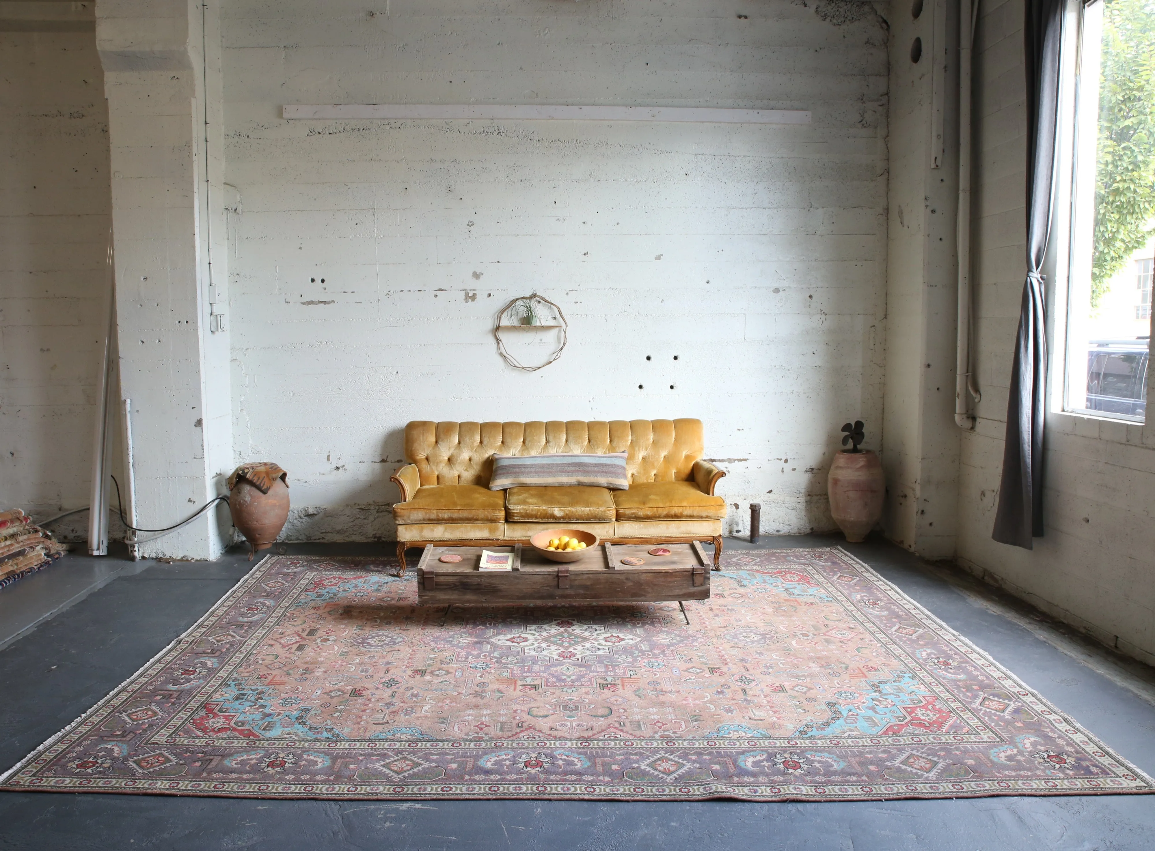 Old Persian Rug 10ftx12ft