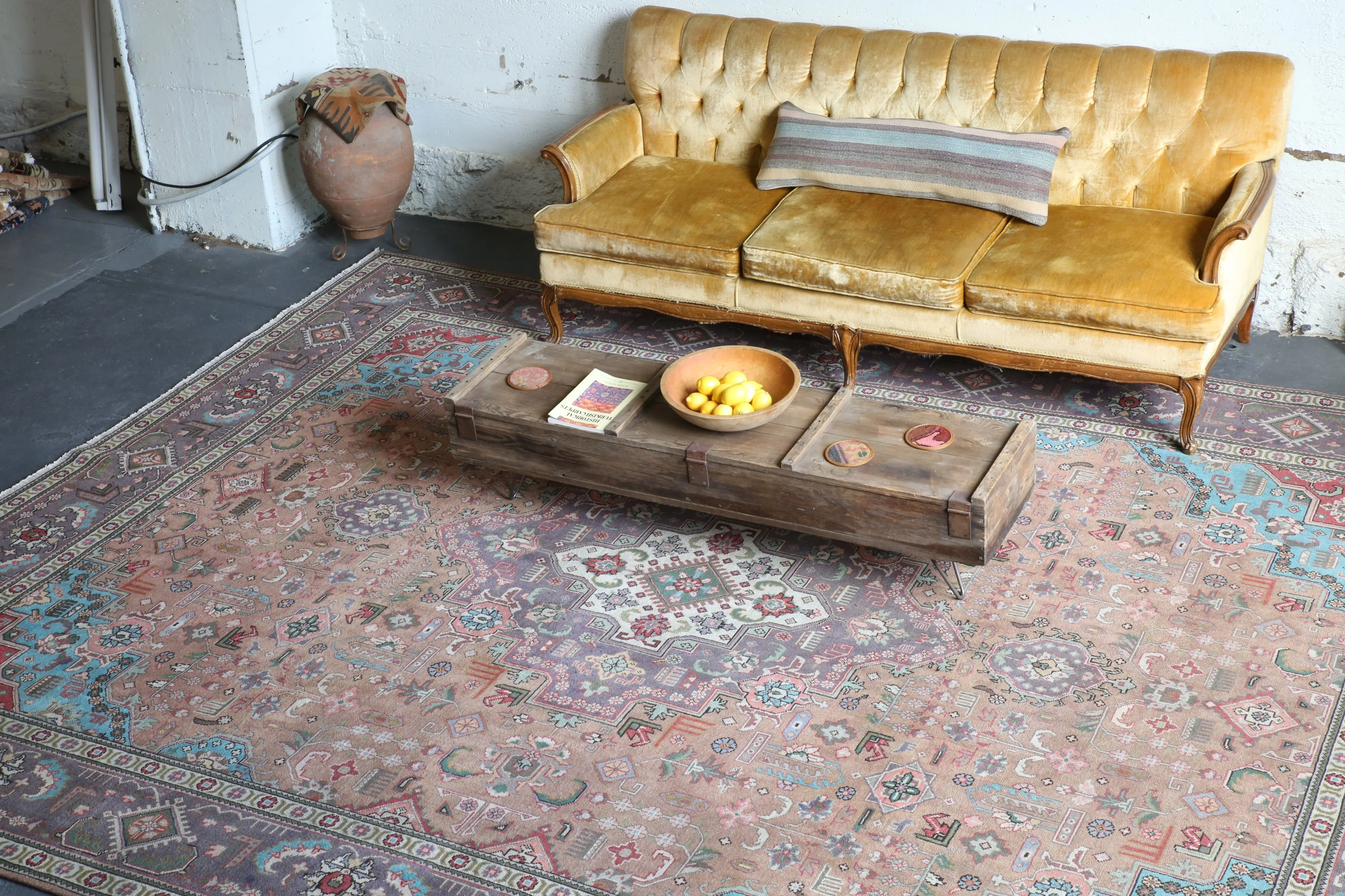 Old Persian Rug 10ftx12ft