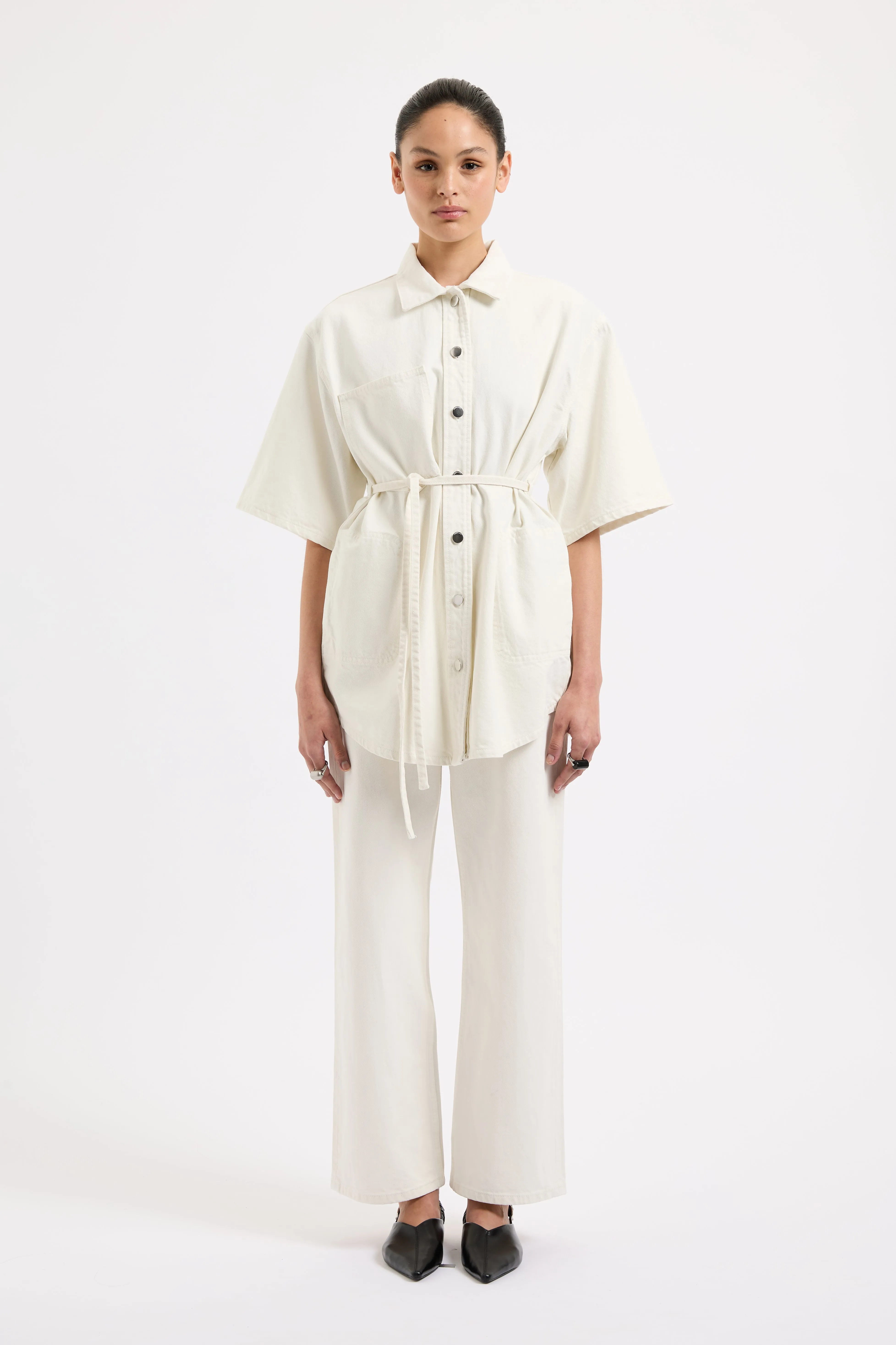 ORGANIC DENIM SHACKET