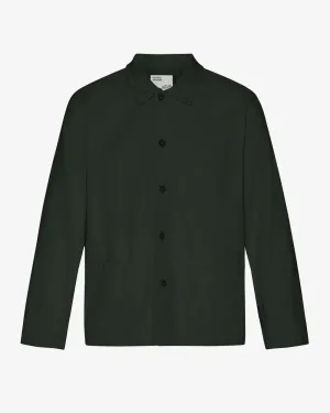 Organic Workwear Jacket in hunter green